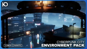 【UE】赛博朋克城市包  Cyberpunk City Pack