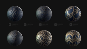 30组蕾丝布料织物花纹贴图 30 Tileable Lace fabric Pattern Royal
