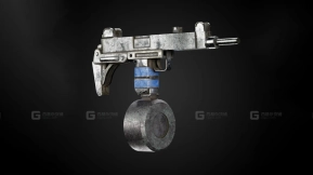 末日风格游戏就绪枪械 + 4K纹理 - Blenderkit系列09-Apocalyptic Game-Ready Guns + 4k Textures - Blenderkit Series09