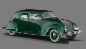 1934款克莱斯勒气流 - 1934 Chrysler airflow 3D model-192