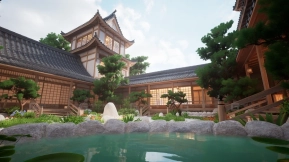 日式庭院 Japanese Courtyard Ryokan UE