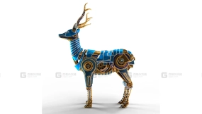 蒸汽朋克鹿  Deer Steampunk
