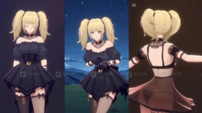 安妮Grok Ani素体衣装 Axylpup
