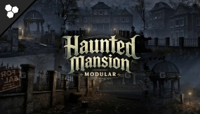 【UE5.5】Modular Haunted Mansion (Haunted Mansion, Haunted House, Modular House, Mansion) 模块化鬼屋豪宅