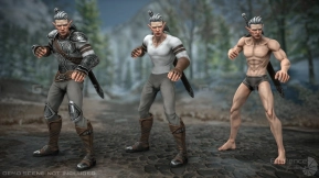 【UE】艾尔登风格化中世纪精灵战士角色英雄  Elf Arden C Stylized Medieval Elven Warrior C Animated RPG Character Hero 56