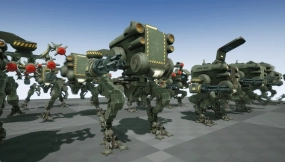 【UE】机械双足  MECH BIPED