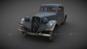 二战德军款雪铁龙牵引先锋轿车 - Citroën Traction Avant - German Army WWII