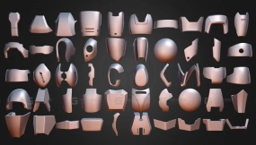 硬表面巨型套件第一卷 Hard Surface Mega Kit Volume 01
