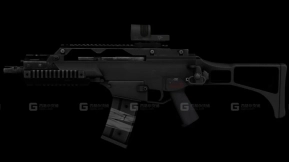 黑克勒-科赫G36C FSK-HK G36C FSK 3D model