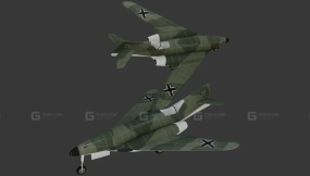 喷气式战斗机梅塞施密特Me 262 Hg  Jet Fighter Messerschmitt Me 262 Hg