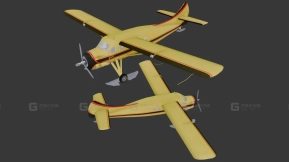 Dhc-3 Otter With Skis  Dhc-3 Otter With Skis