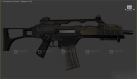 G36C短管突击步枪-G36C 3D model