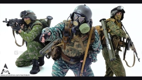 370 张俄罗斯军事装备士兵参考照片 90s Operators Vintage Russian Gear