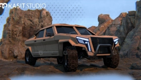 军用SUV（已绑定）-Suv Military (Rigged)