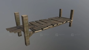 桥 mevivel (低多边形) Bridge mevivel ( Low-poly )