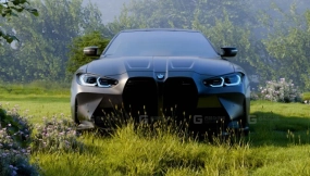 Blender宝马M4汽车森林场景 Blender BMW M4 Car Forest Scene