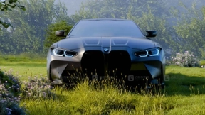 Blender宝马M4汽车森林场景 Blender BMW M4 Car Forest Scene