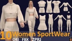 10件基础女士运动上衣短裤瑜伽裤背心吊带内衣帽子 10 basic women Sport wear