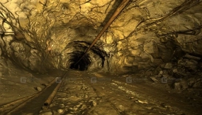 旧地下矿井挖掘10 Old underground mine excavation 10