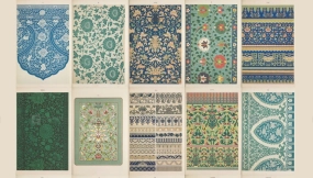 中国传统刺绣纹样与古典装饰图案素材