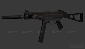 UMP-45冲锋枪-UMP-45 3D model-8