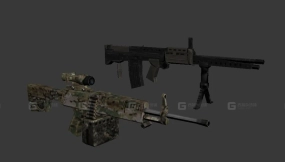 枪械3D模型-47 - Gun 3D model-47