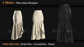 女士花边长裙套装