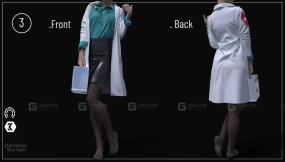 护士服配听诊器