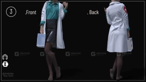 护士服配听诊器