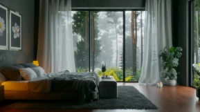森林中的卧室-Bedroom In Forest
