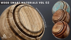 智能木材材质包Vol 02 - Wood Smart Materials Vol 02