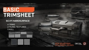 基础装饰板集合  Basic Trimsheet Set