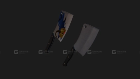 Зловещий тесак 3D model-68