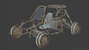 轨道车 - Railcart Buggy 3D model-3