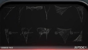 【UE】蜘蛛网资源包   Cobwebs Spider Webs Pack
