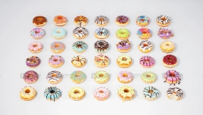 甜甜圈、面包与蛋糕3D模型  Donuts, Bread, and Cakes 3D Model