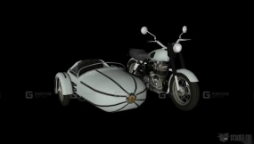 海格摩托车 - Hagrid Motorcycle 3D model-118