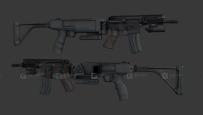 拐角射击基尔博阿-Cornershot Gilboa 3D model-34