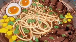 Blender面食卡通风格2D风格 Blender Noodle Cartoon Style 2D Style