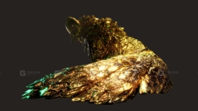 怪物猎人世界绚辉龙Blender绑定5.0以上 Monster Hunter World I Kulve Taroth Blender Rig 5.0+