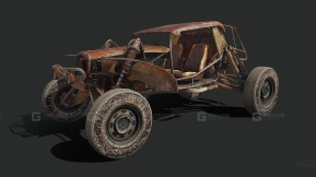 福特A型（伙伴越野车） - Ford Model A (Chums Buggy) 3D model-58