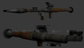 RPG火箭筒3D模型-96 - RPG 3D model-96