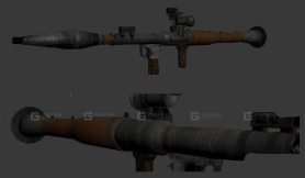 RPG火箭筒3D模型-96 - RPG 3D model-96