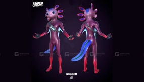风格化角色阿索 Stylized Character (Axo)