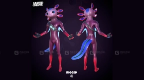 风格化角色阿索 Stylized Character (Axo)