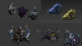 100个《星际争霸》游戏低模合集 StarCraft