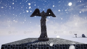 【UE4.25】雪花特效  Snowfall VFX