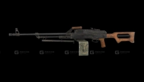 PKM机枪-PKM 3D model-34