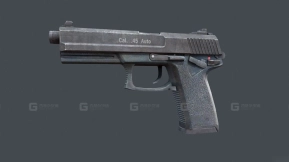 黑克勒-科赫Mark 23 Mod手枪 - H&K Mark 23 Mod 3D model-3