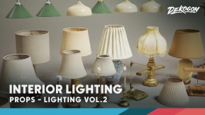 【UE】室内复古台灯吊灯VOL.2 – Lighting VOL.2 Interior